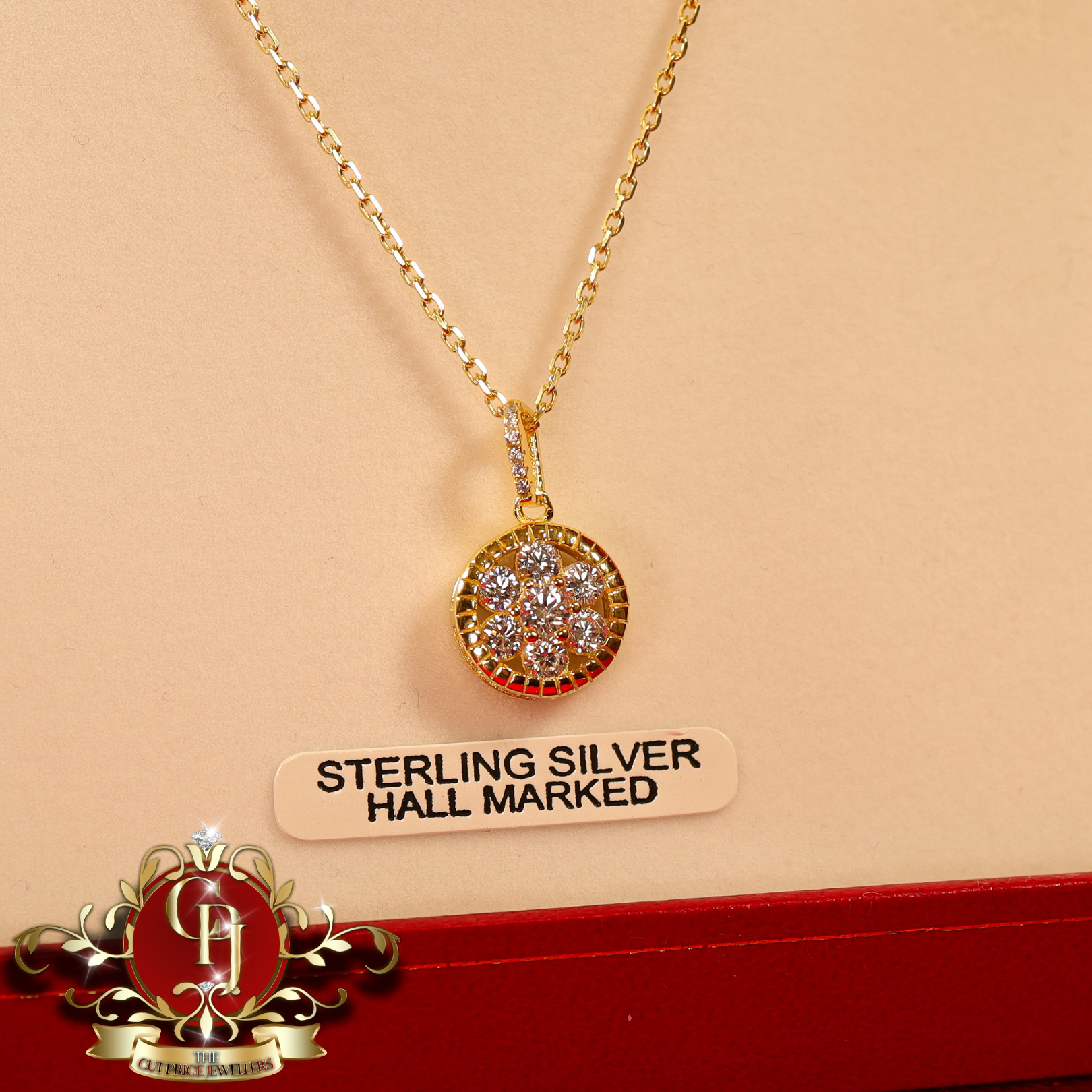 CHRISTMAS DROP NO.6: The "Rosa" Set (Gold-Plated with Cubic Zirconia)