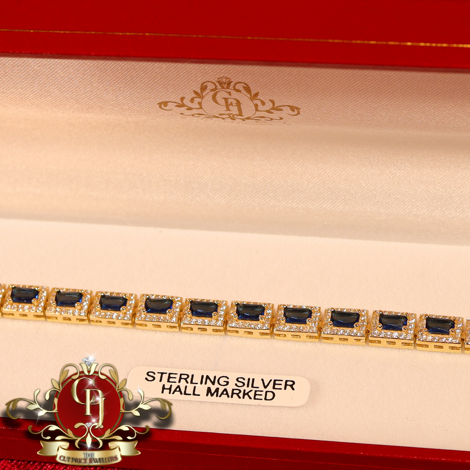 Gold-Plated "Penelope" Tennis Bracelet