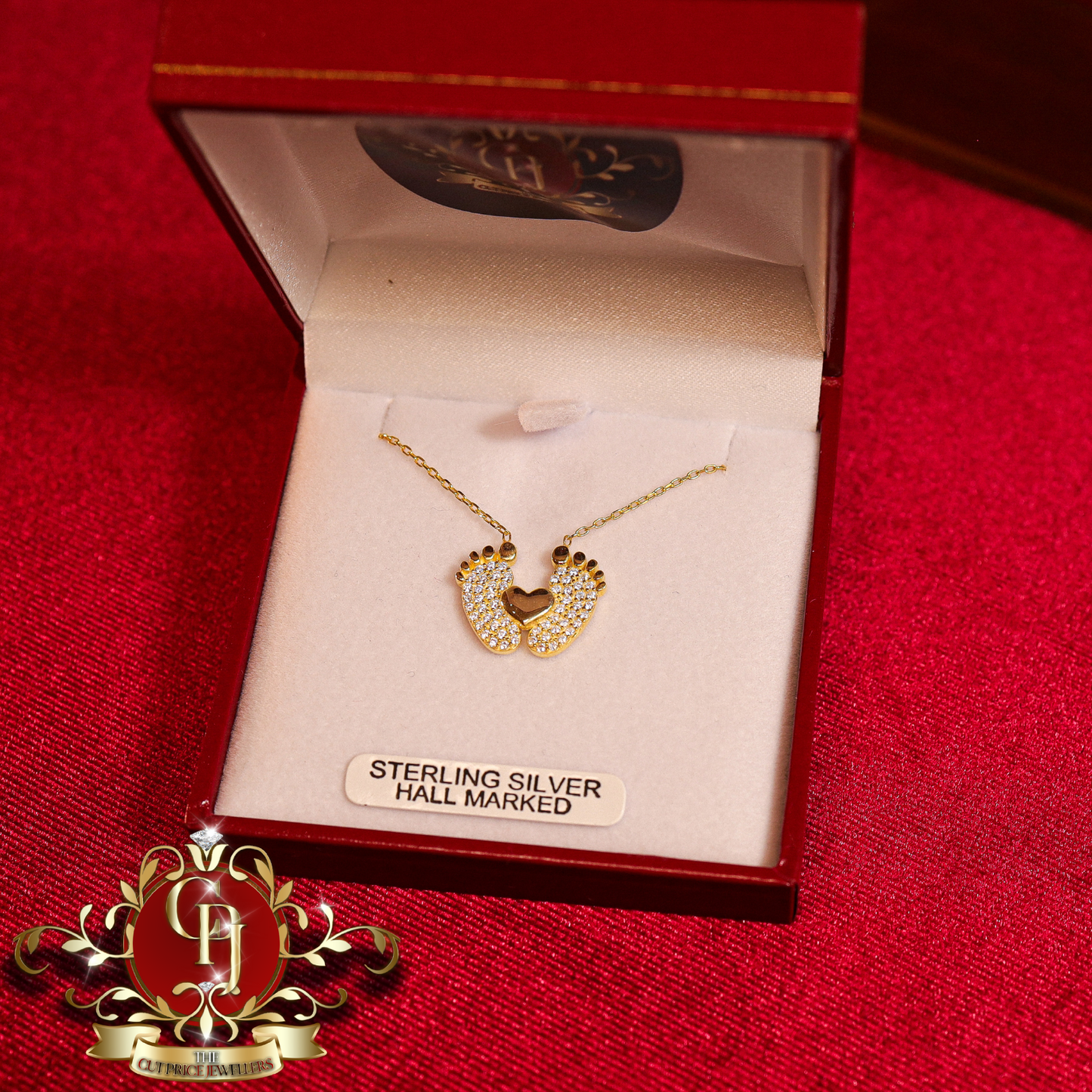 Tiny Toes with Heart (Gold-Plated) | The Cut Price Jewellers