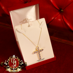 CHRISTMAS Cross (Gold-Plated)