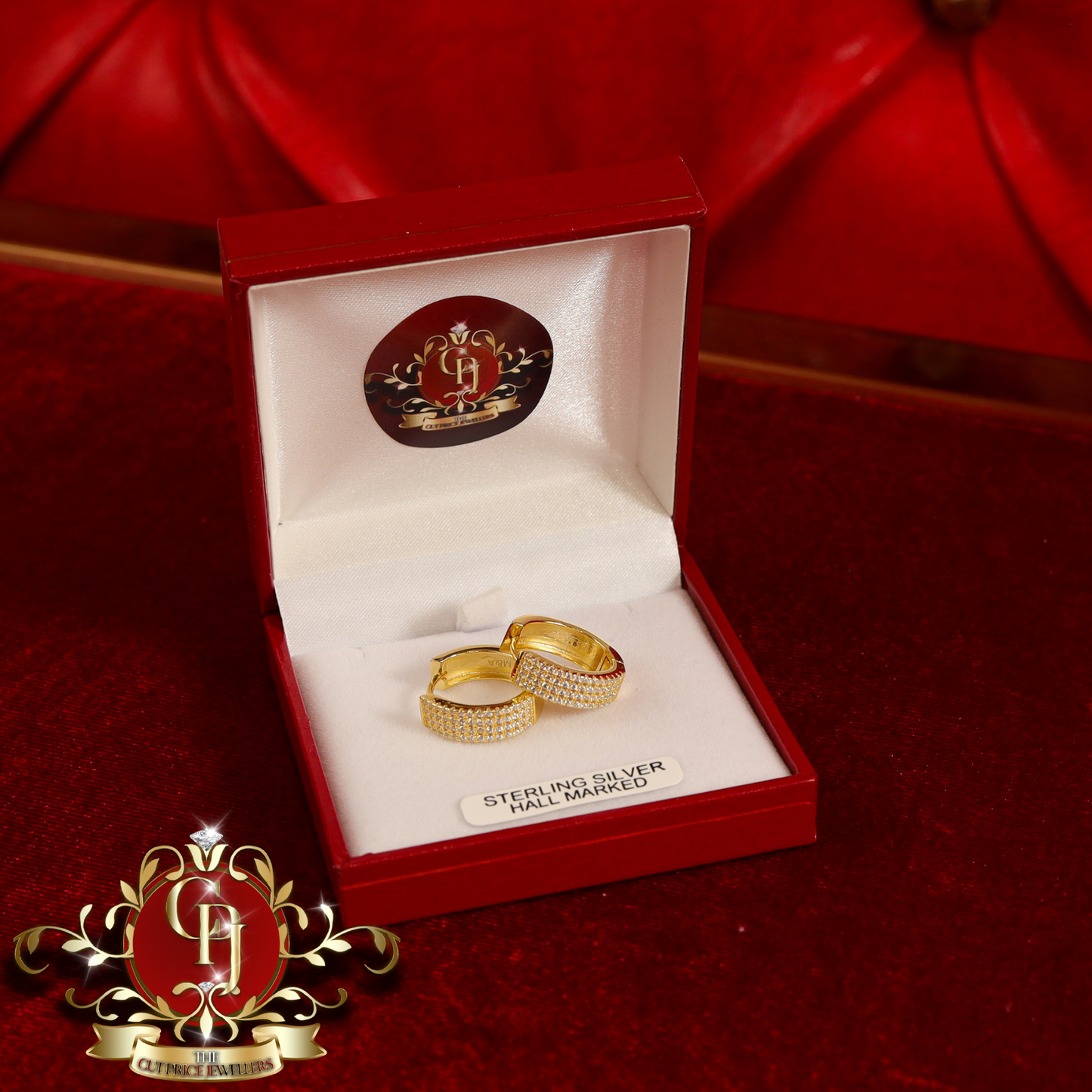 The "Kylie" Huggies (Gold-Plated) | The Cut Price Jewellers