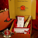 The "Initial" Gift Box (Sterling Silver with Cubic Zirconia)
