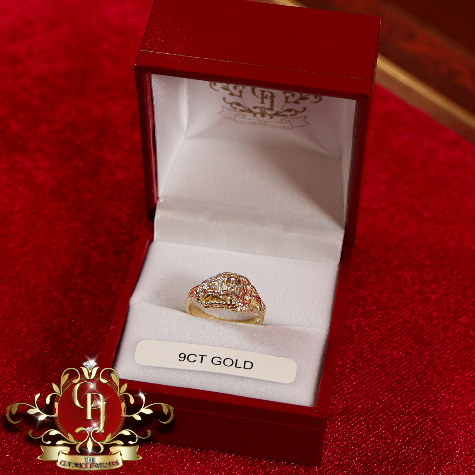 9ct Gold Children's Saddle Ring