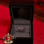 Platinum Ring with 2ct Genuine Diamonds