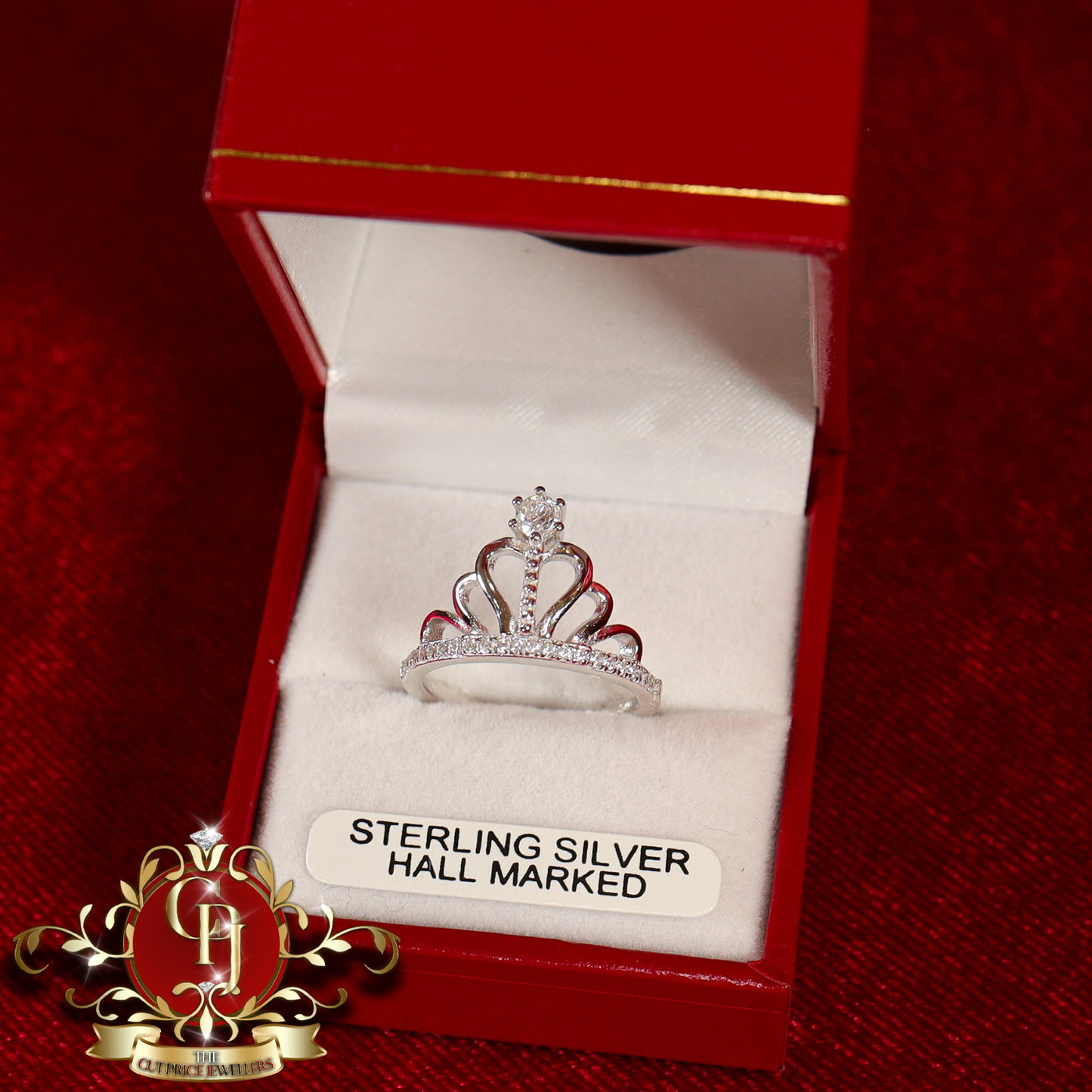 CHRISTMAS DROP NO.4: The "Alaina" Ring (Sterling Silver with Cubic Zirconia) | The Cut Price Jewellers