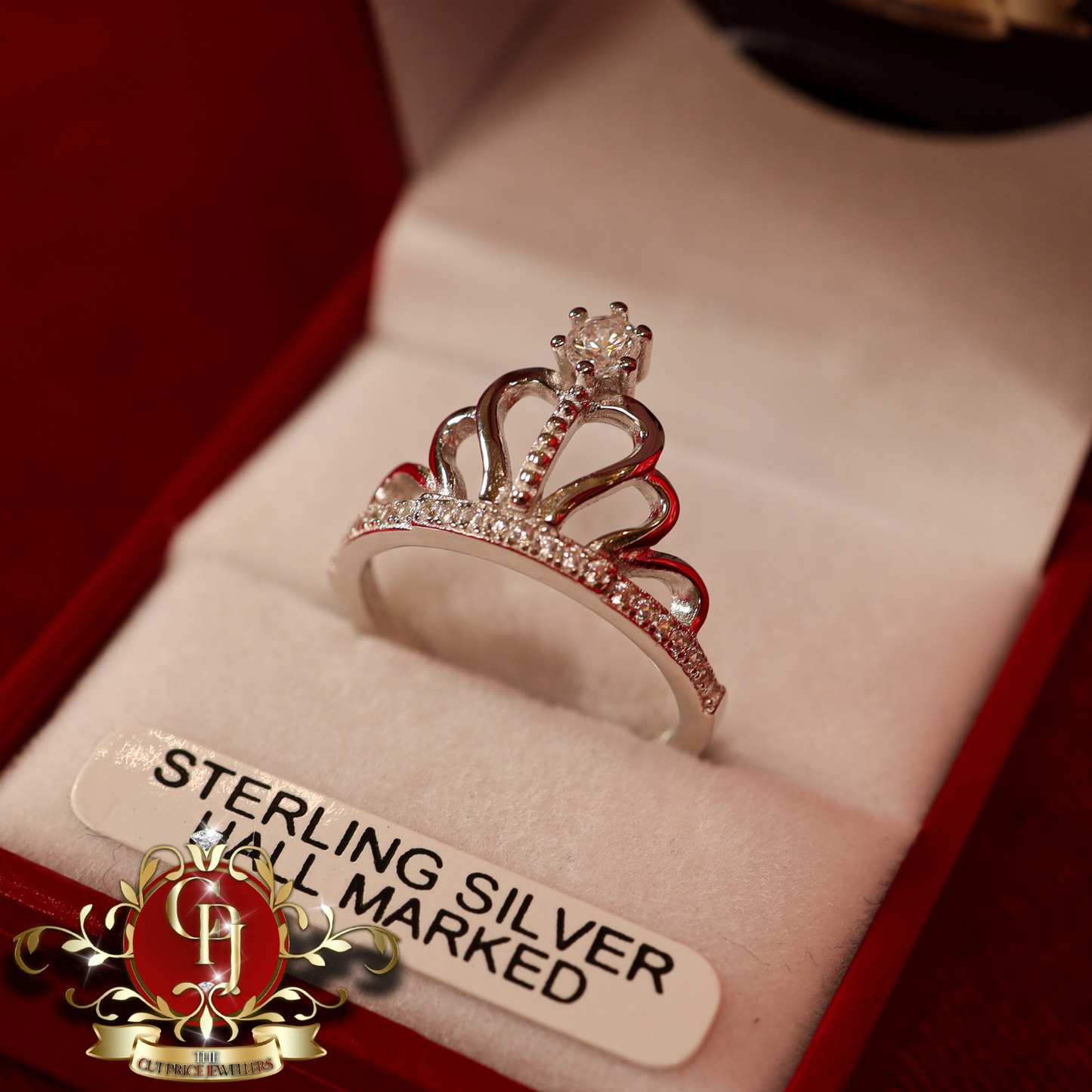 CHRISTMAS DROP NO.4: The "Alaina" Ring (Sterling Silver with Cubic Zirconia) | The Cut Price Jewellers