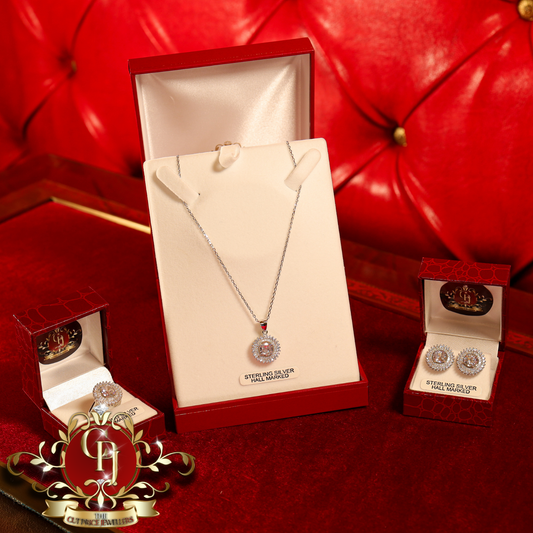 CHRISTMAS DROP NO.3: The "Amara" Set (Sterling Silver) | The Cut Price Jewellers