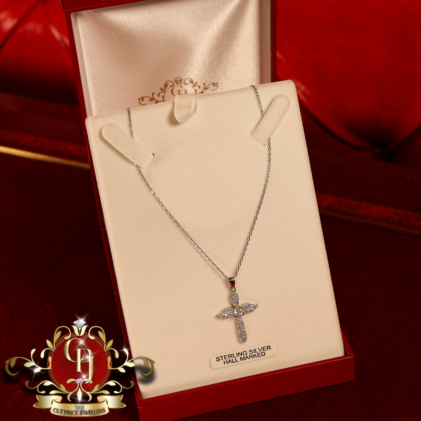 Sterling Silver "Ashley" Cross | The Cut Price Jewellers