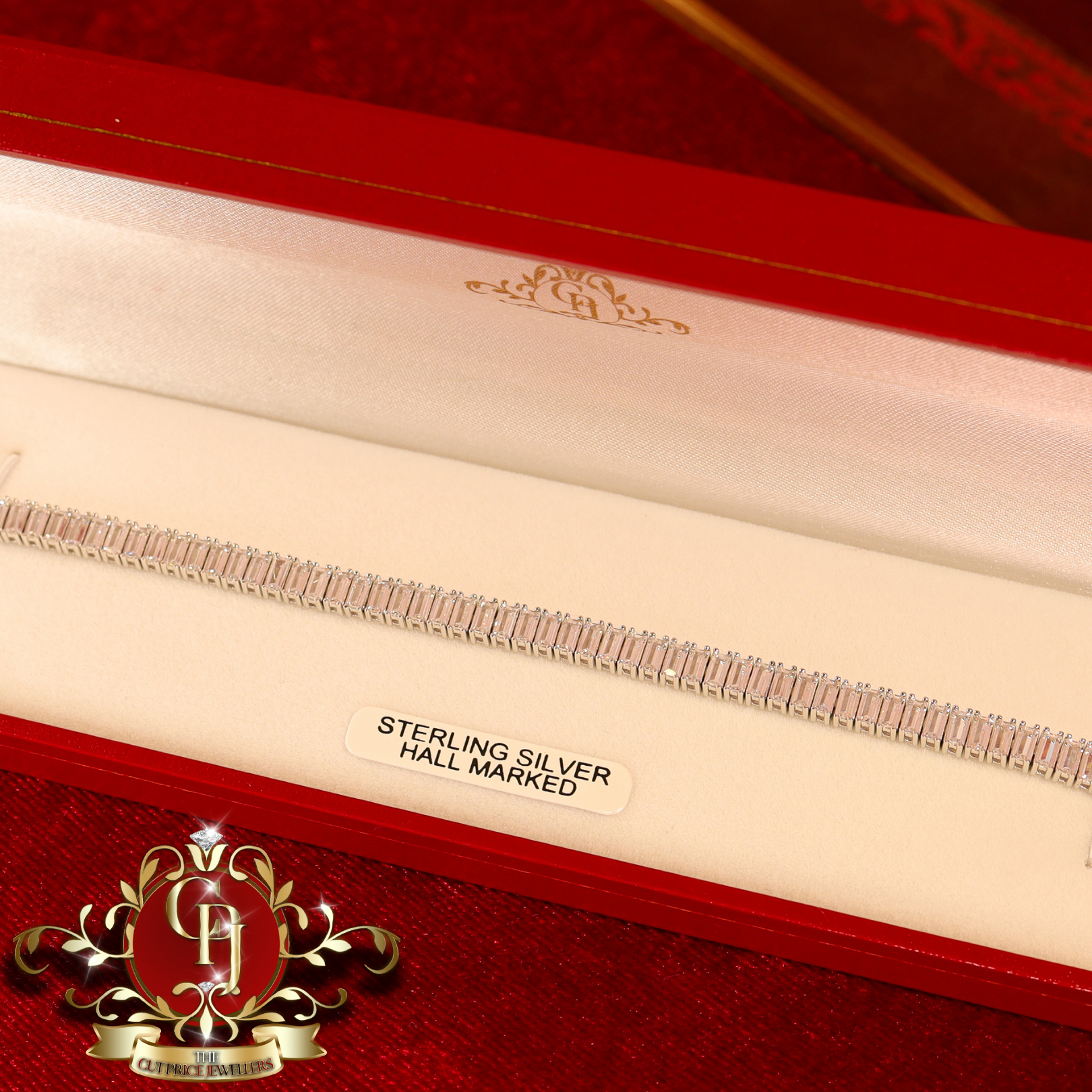 Sterling Silver "Bev" Tennis Bracelet