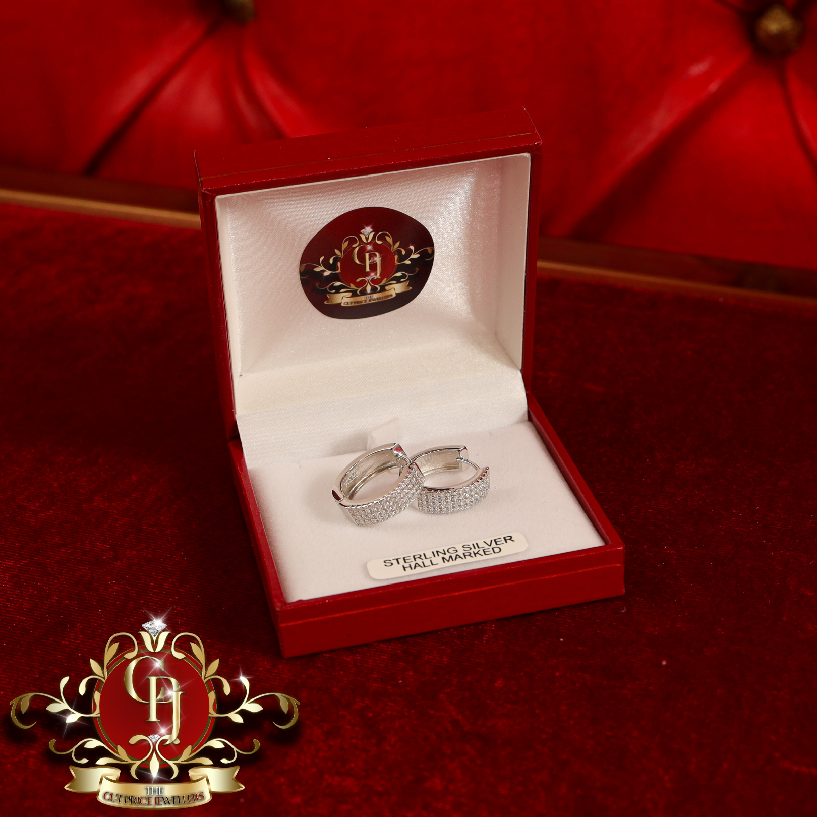 The "Kylie" Huggies (Sterling Silver)