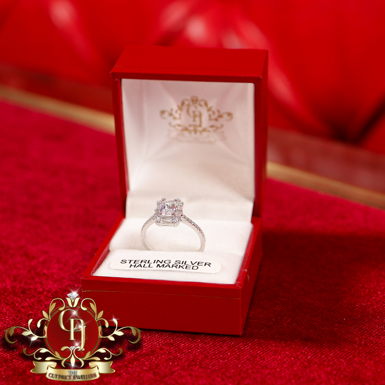 The "Kailani" Ring (Sterling Silver with Cubic Zirconia)