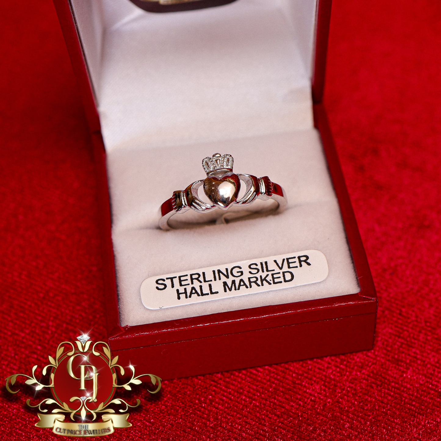 Sterling Silver Claddagh Ring | The Cut Price Jewellers