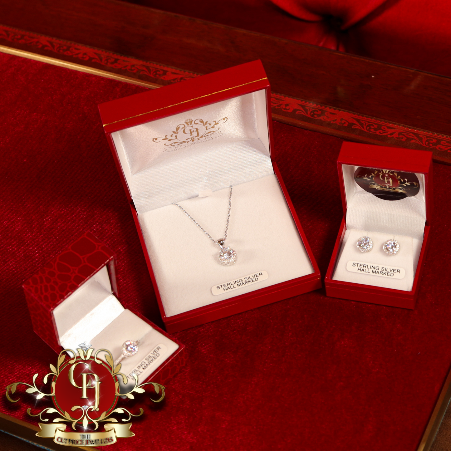 CHRISTMAS DROP NO.2: The "Claudia" Set (Sterling Silver) | The Cut Price Jewellers