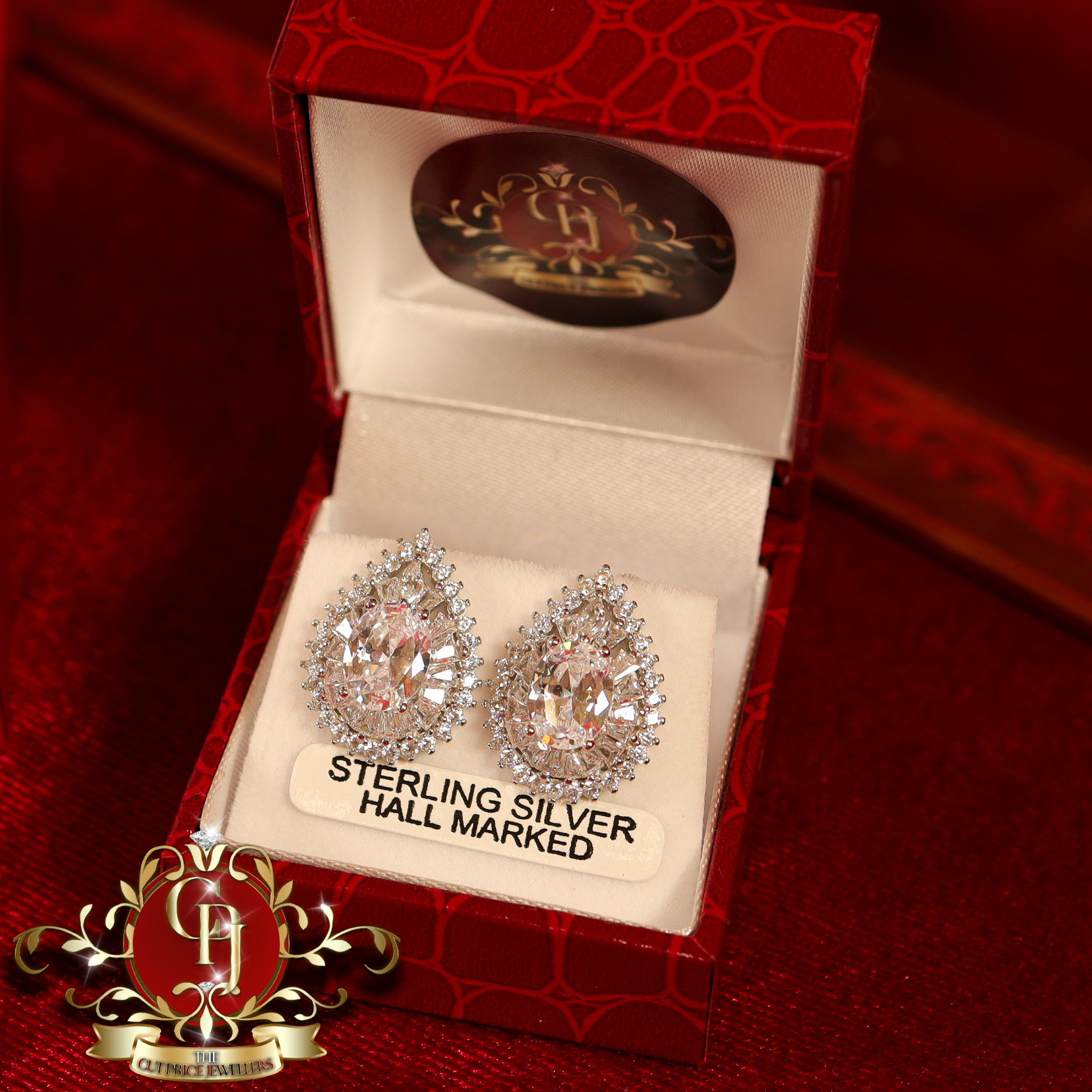 CHRISTMAS DROP NO.4: The "Dakota" Set (Sterling Silver with Cubic Zirconia) | The Cut Price Jewellers