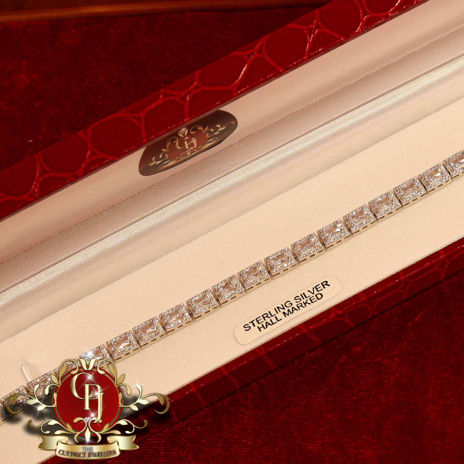 Sterling Silver "Diana" Tennis Bracelet
