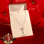 CHRISTMAS DROP NO.4: The "Dream Key" Pendant (Sterling Silver with Cubic Zirconia) | The Cut Price Jewellers