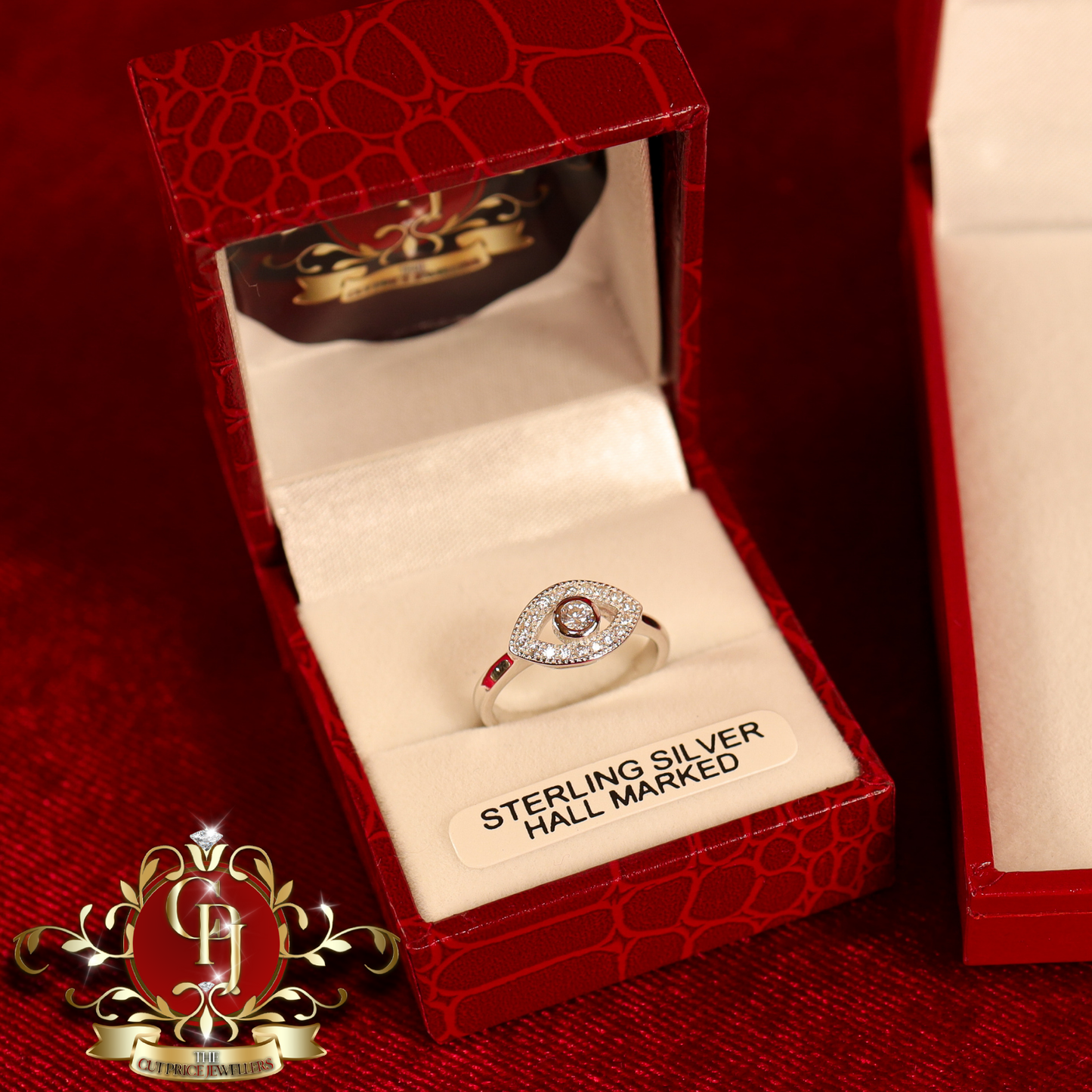 CHRISTMAS DROP NO.1: The "Evil Eye" Set (Sterling Silver with Cubic Zirconia) | The Cut Price Jewellers