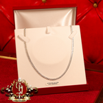 Sterling Silver Flat Curb Chain