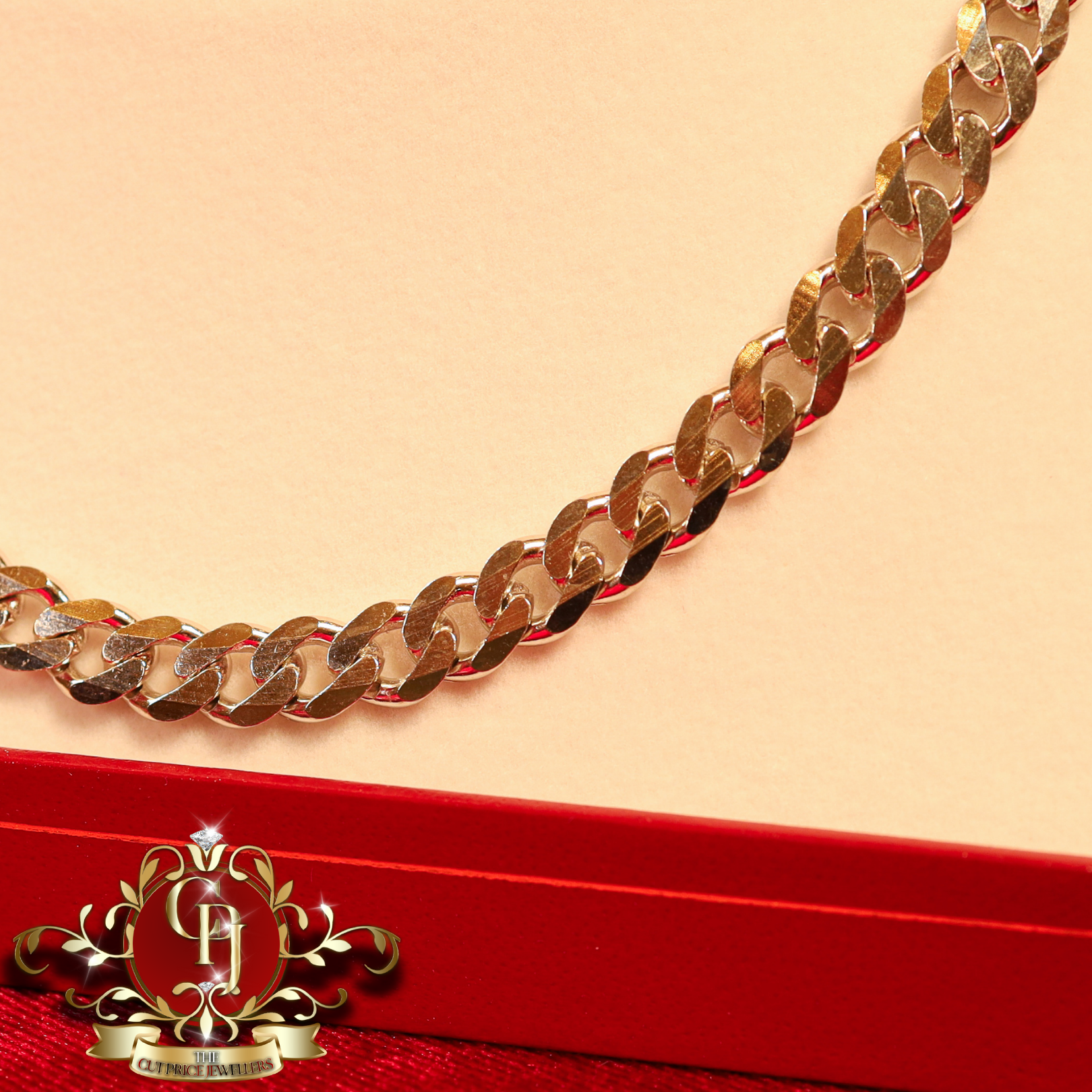 Sterling Silver Flat Curb Chain