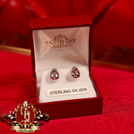 "Genevieve" Earrings (Sterling Silver with Cubic Zirconia)