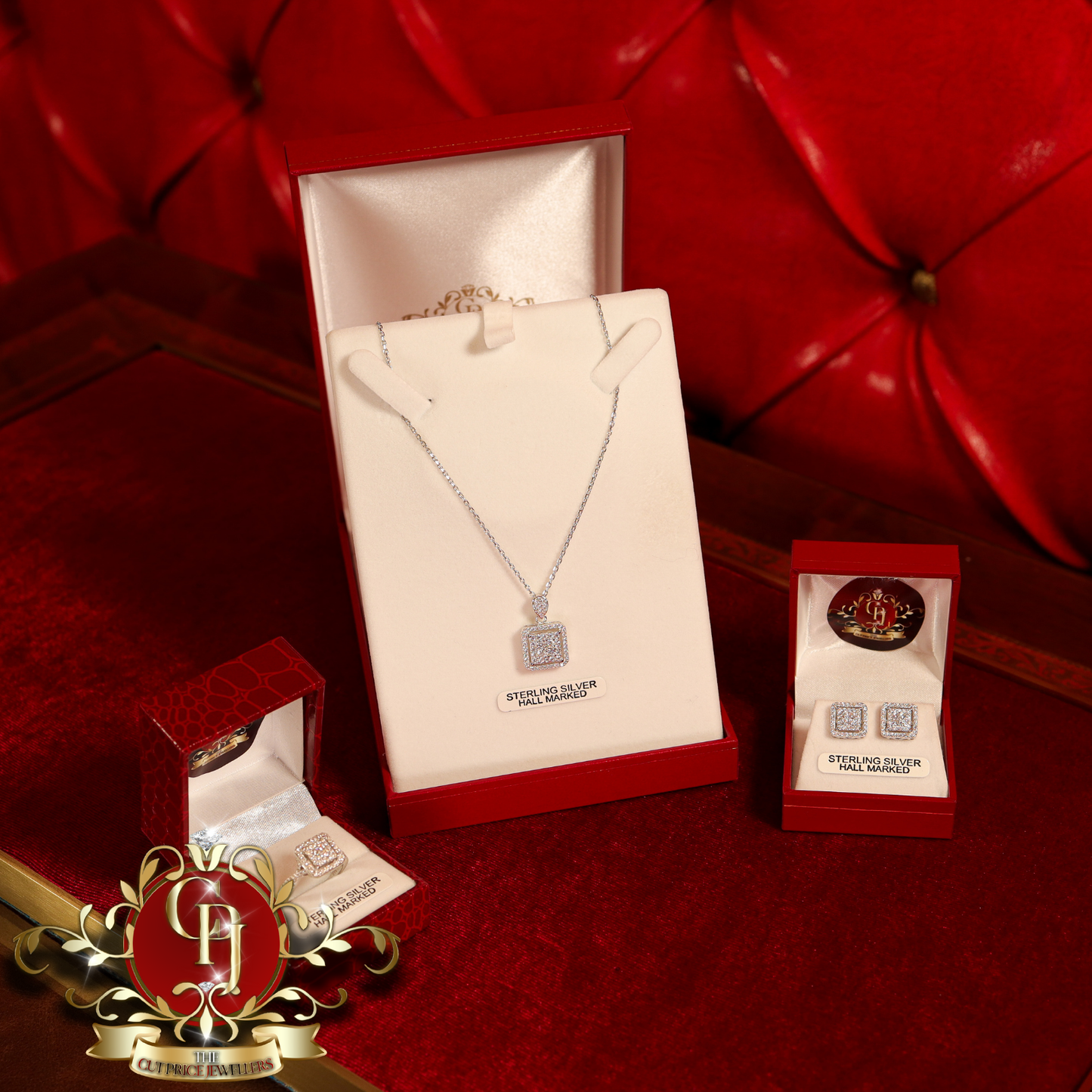 CHRISTMAS DROP NO.2: The "Georgia" Set (Sterling Silver) | The Cut Price Jewellers