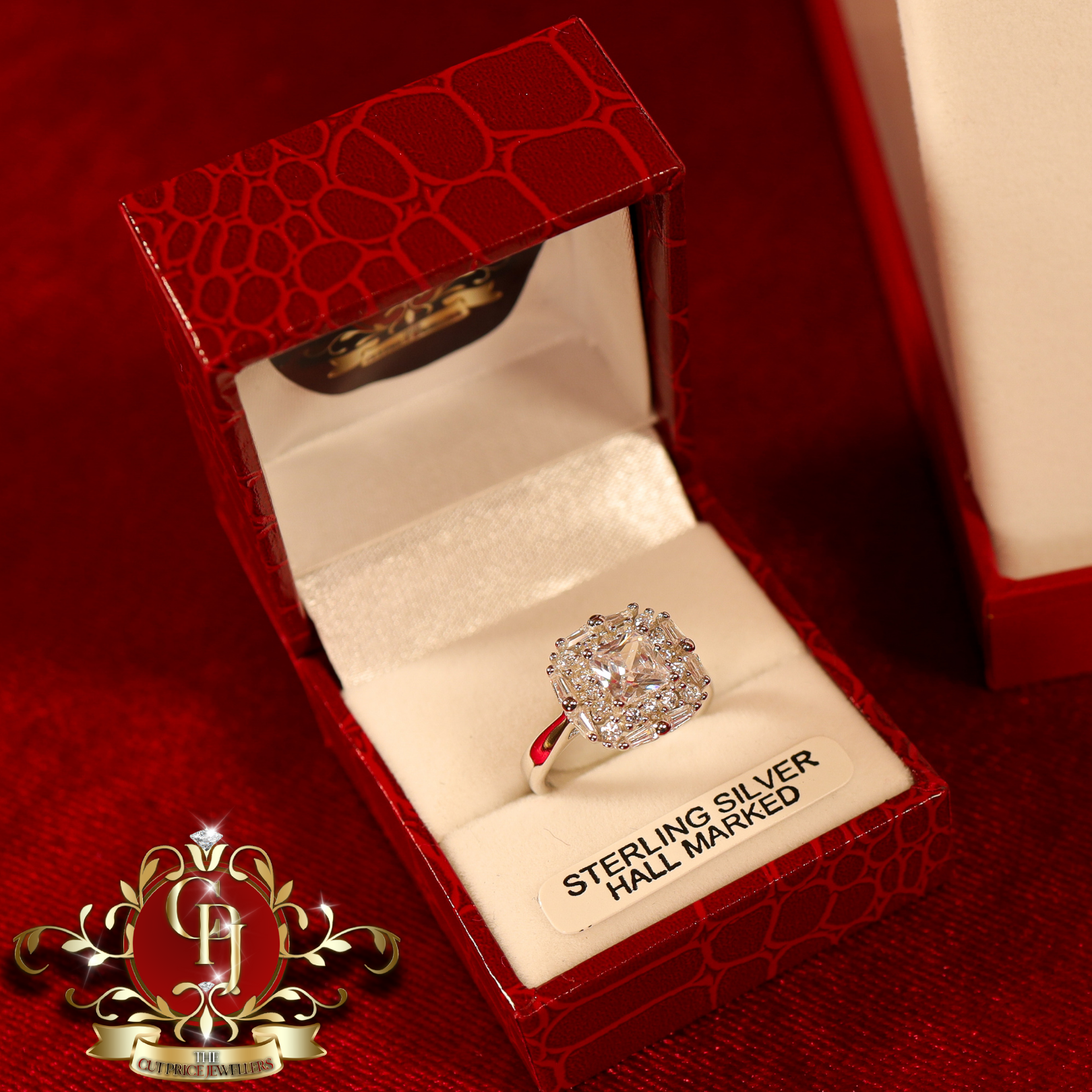 CHRISTMAS DROP NO.6: The "Gloria" Set (Sterling Silver with Cubic Zirconia)