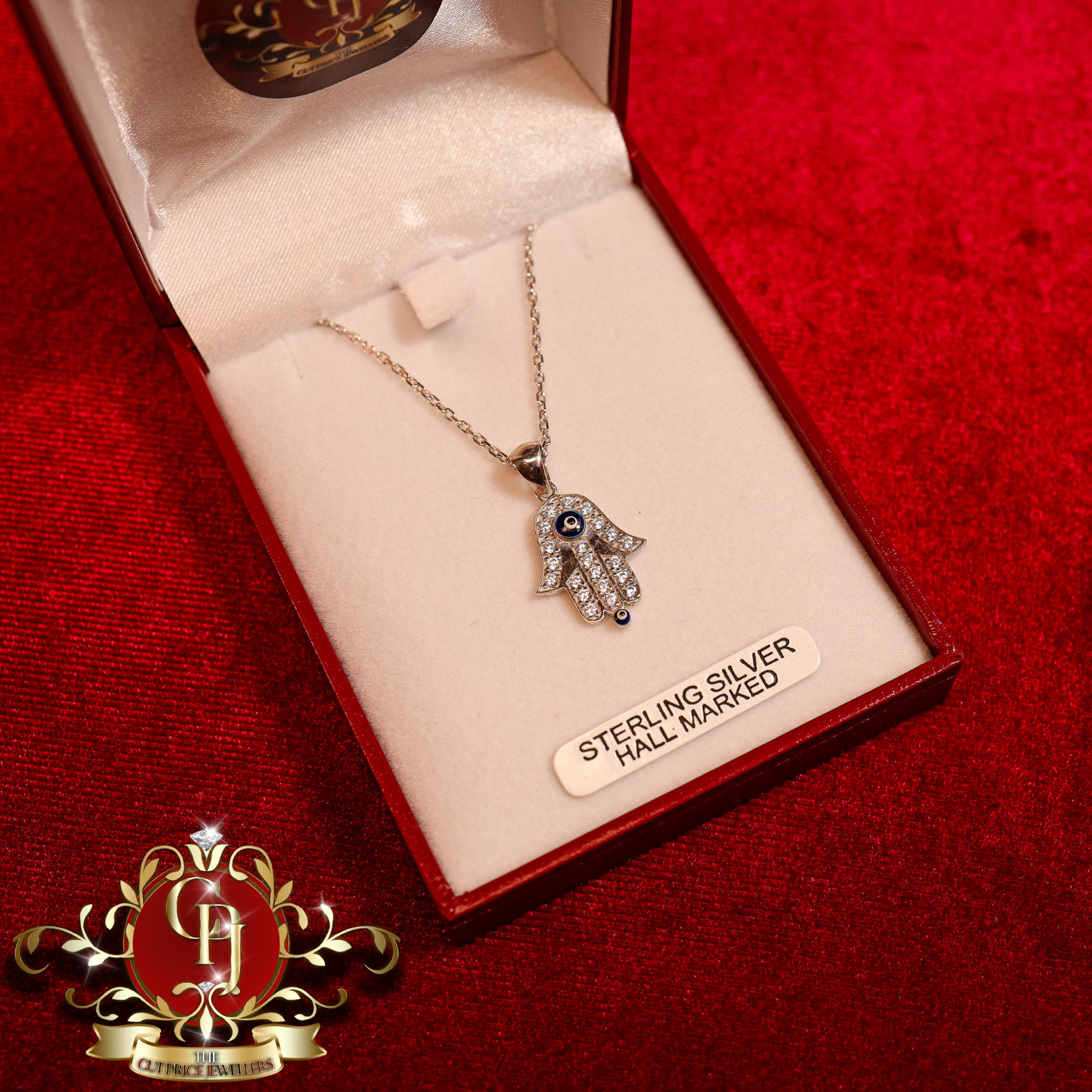 Sterling Silver "Hamsa" Chain