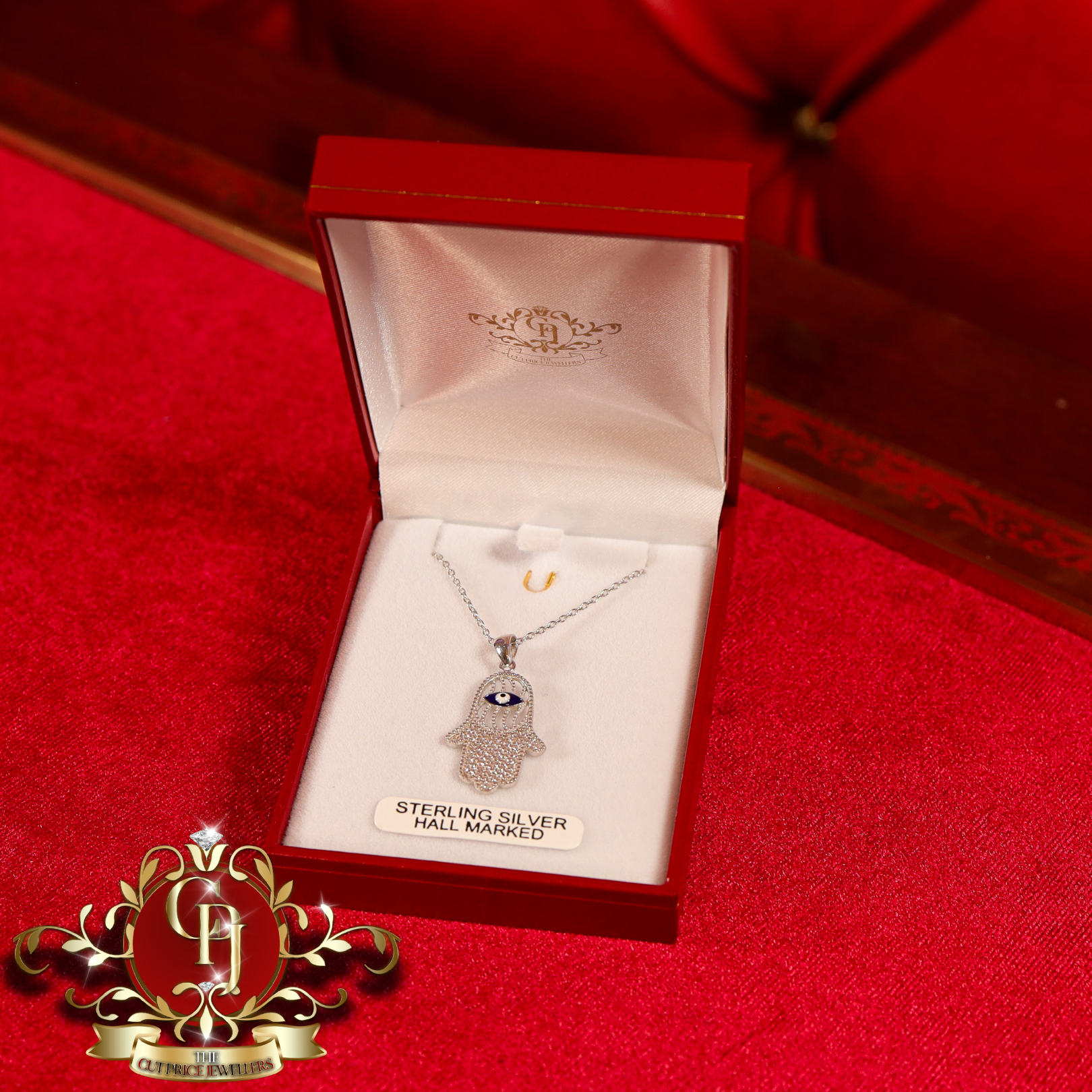 Sterling Silver "Hamsa" Chain