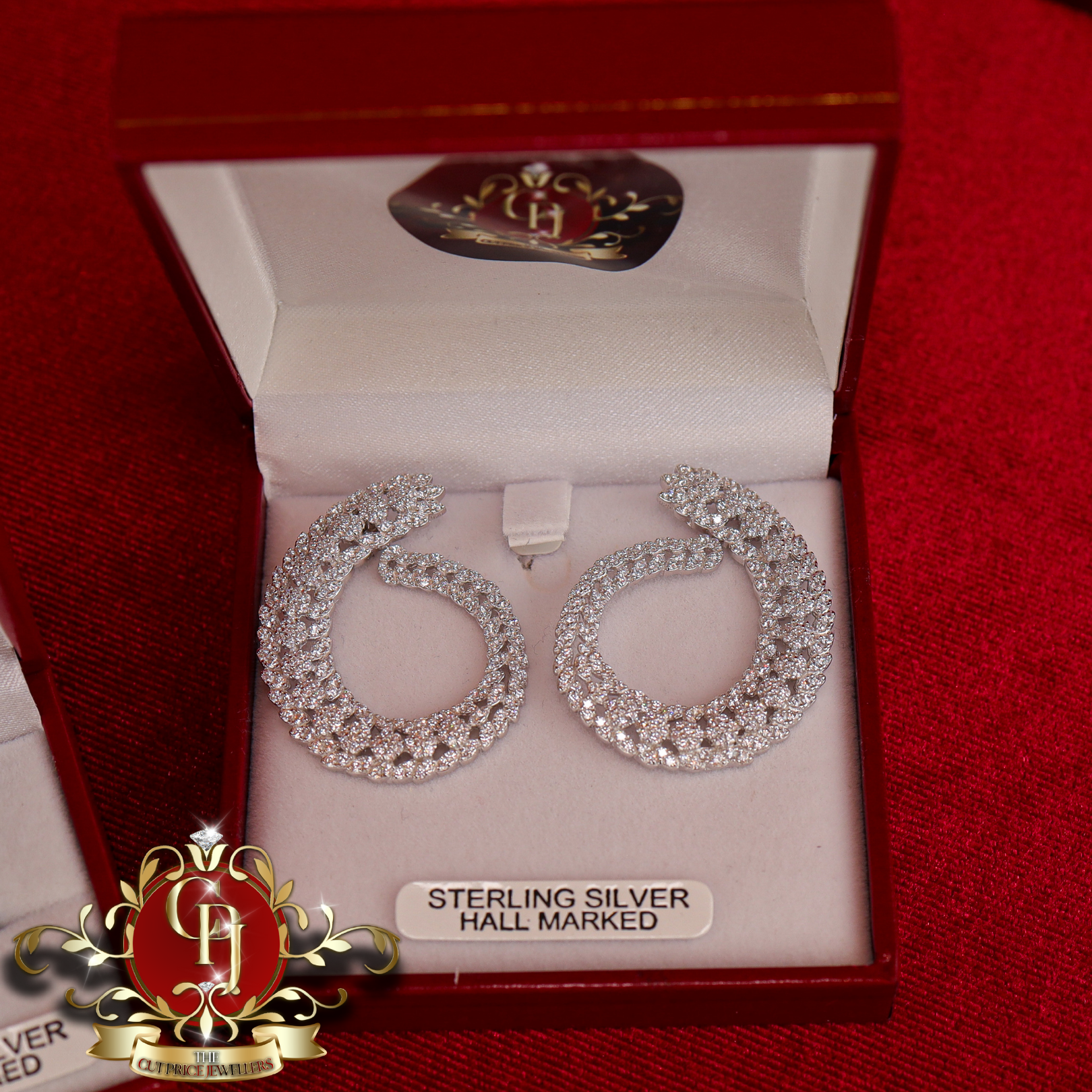 Sterling Silver Earrings & Ring Set Saibh