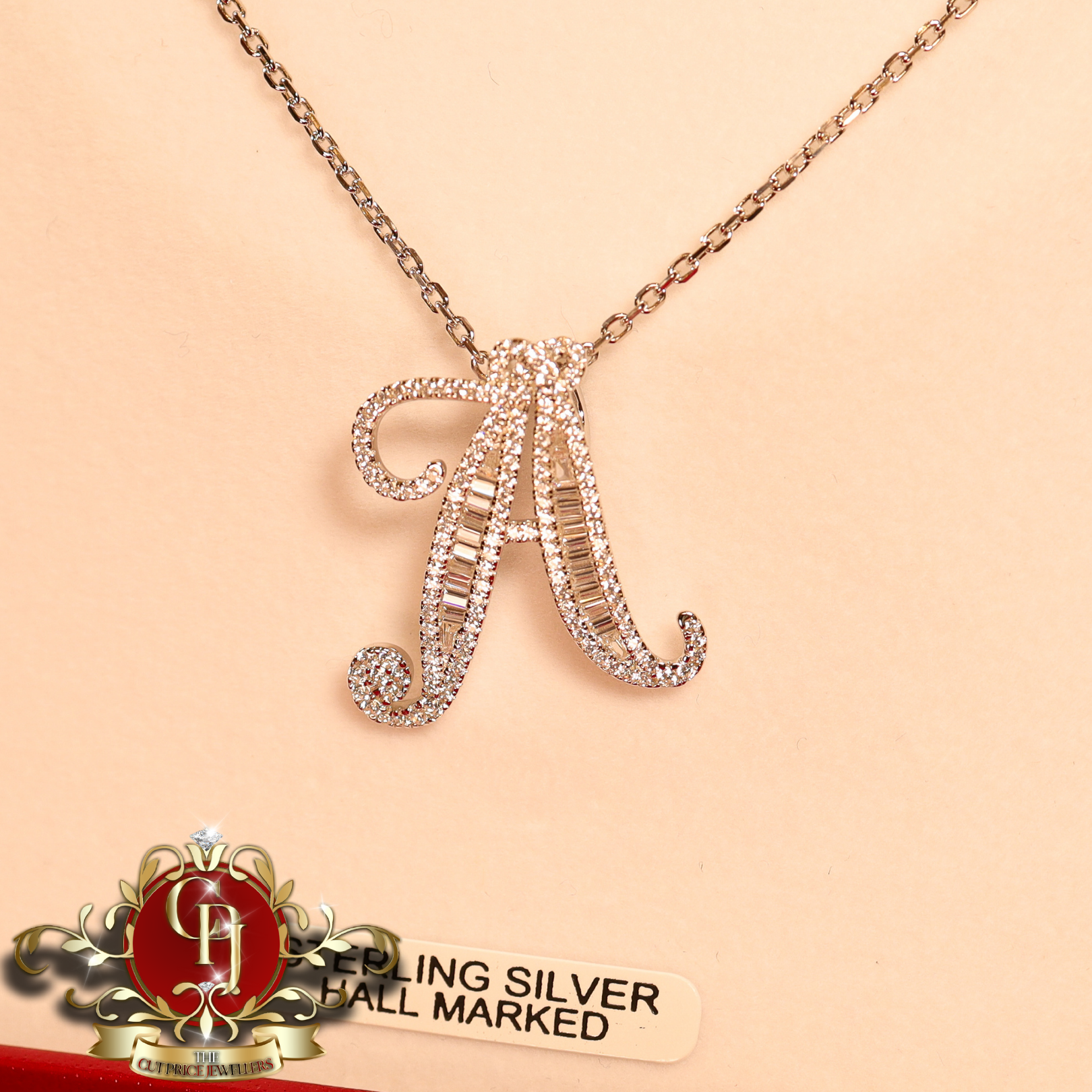 Baguette Initial on Chain