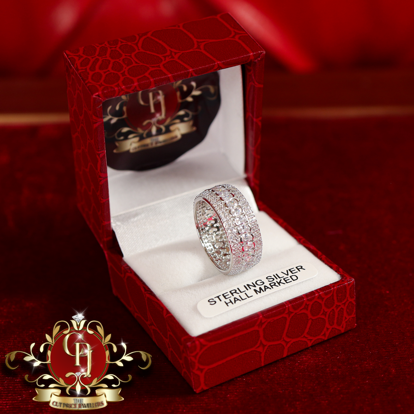 CHRISTMAS DROP NO.2: The "Jackie" Ring (Sterling Silver with Cubic Zirconia) | The Cut Price Jewellers