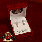 CHRISTMAS DROP Hoop Earrings (Sterling Silver)