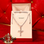 The "Kellie" Cross with Tennis Chain