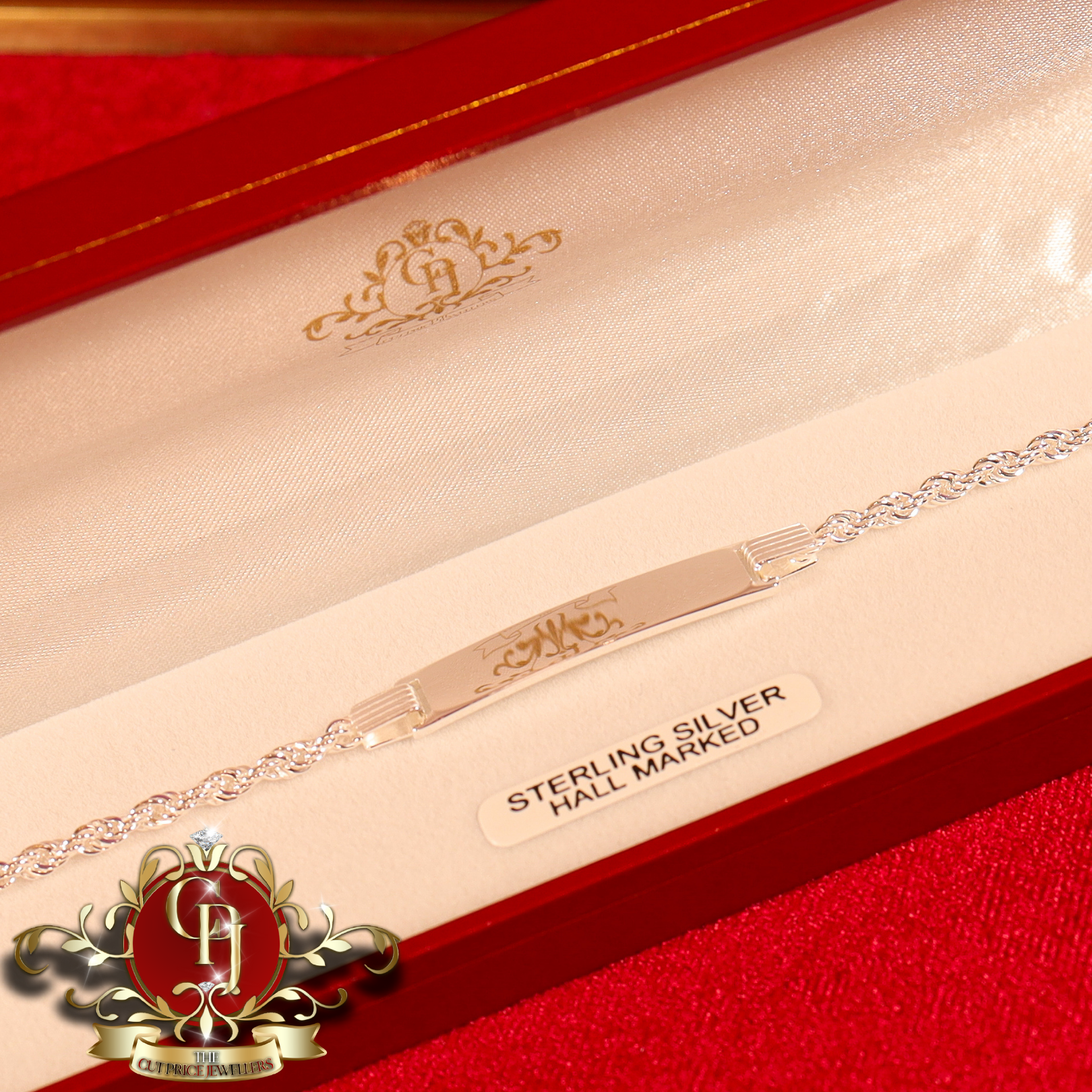 Sterling Silver Children's ID Bracelet