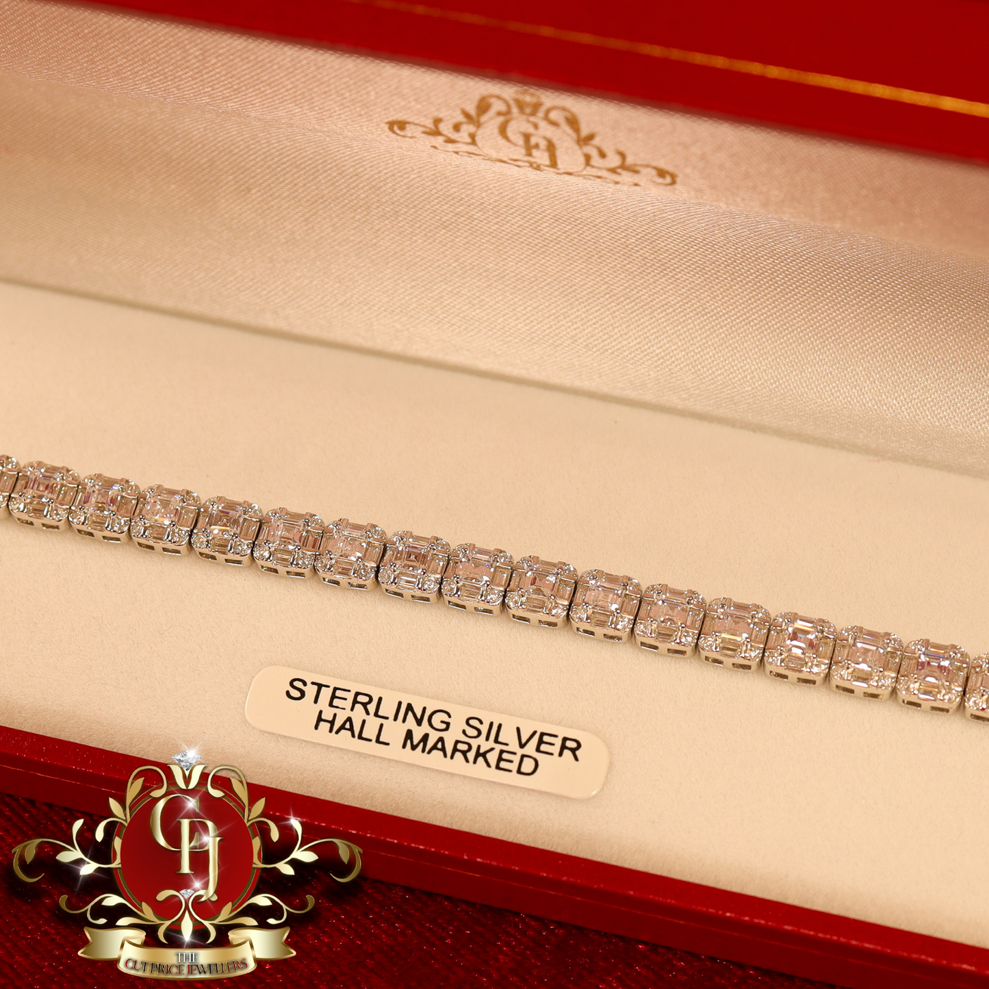 Sterling Silver "Kira" Tennis Bracelet | The Cut Price Jewellers