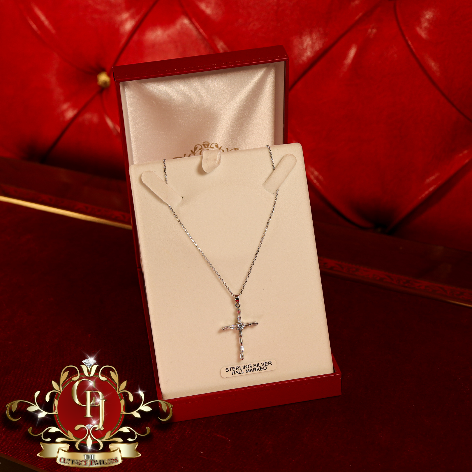 Sterling Silver "Miranda" Cross