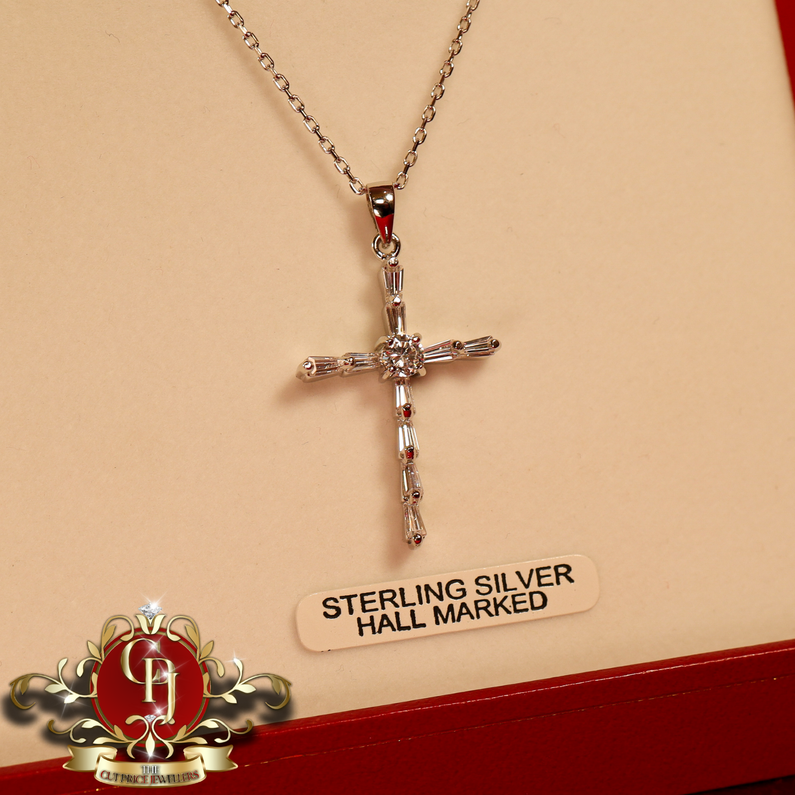Sterling Silver "Miranda" Cross