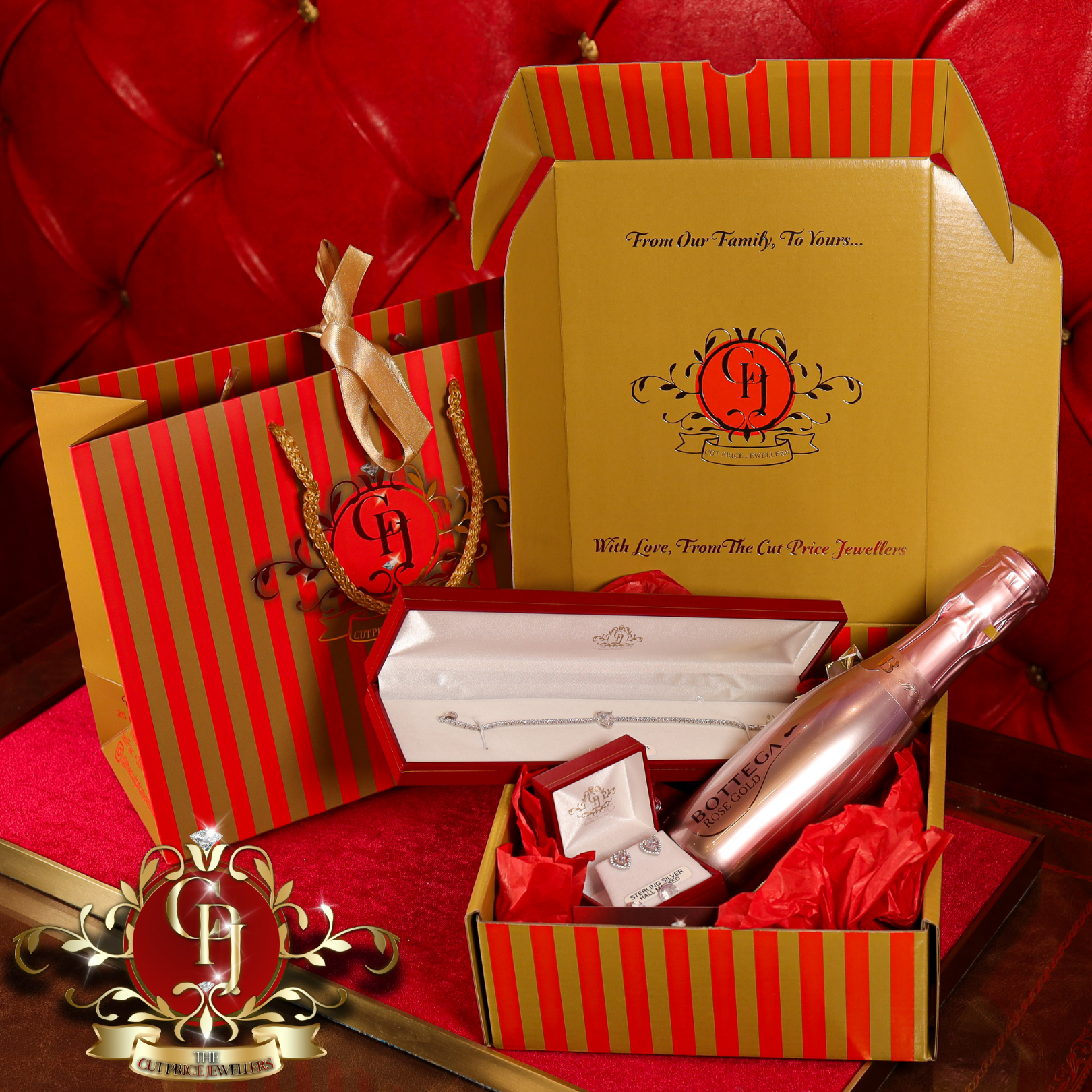 "My Beloved" Gift Box (Sterling Silver with Cubic Zirconia)