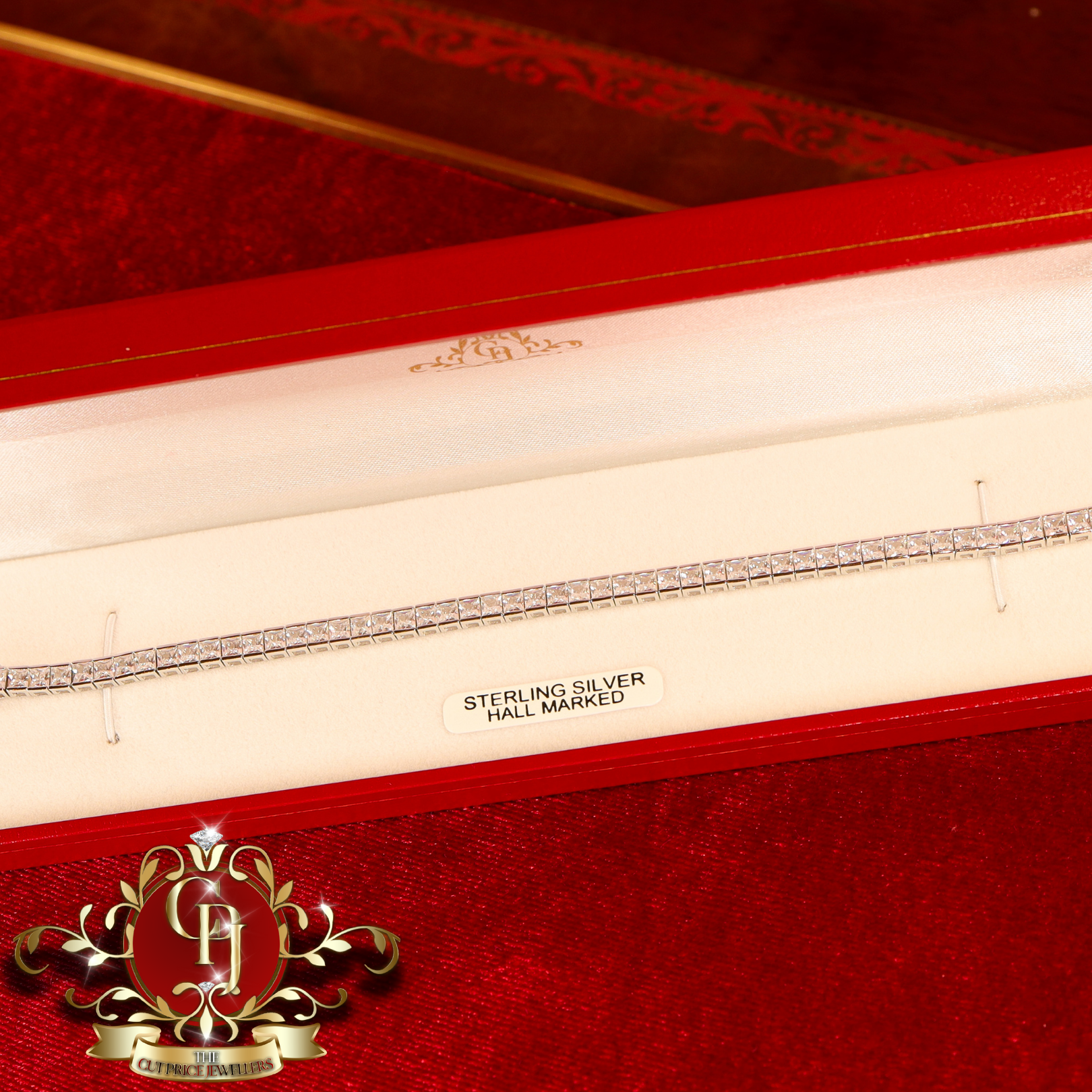 Sterling Silver "Niamh" Tennis Bracelet