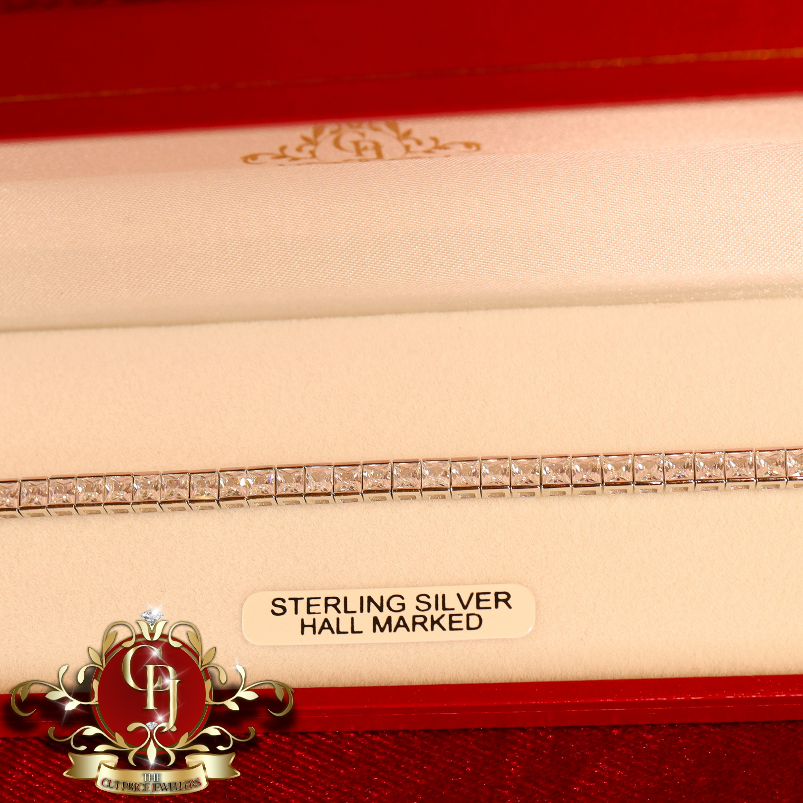 Sterling Silver "Niamh" Tennis Bracelet