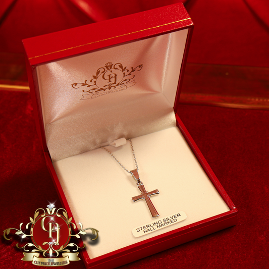 Sterling Silver Cross & Chain | The Cut Price Jewellers