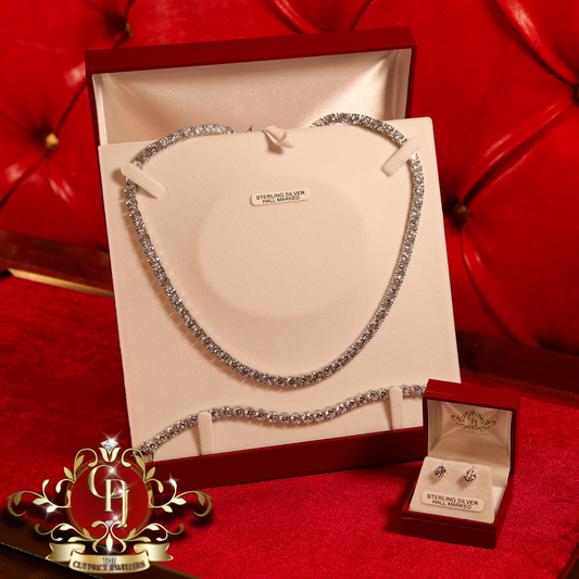 Tennis Set with Earrings | The Cut Price Jewellers