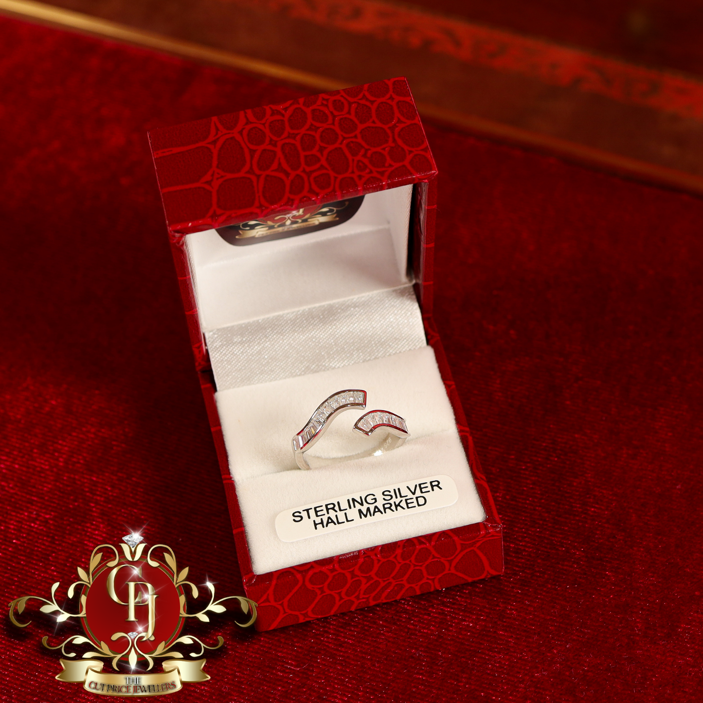 CHRISTMAS DROP NO.5: The "Raya" Ring (Sterling Silver with Cubic Zirconia) | The Cut Price Jewellers