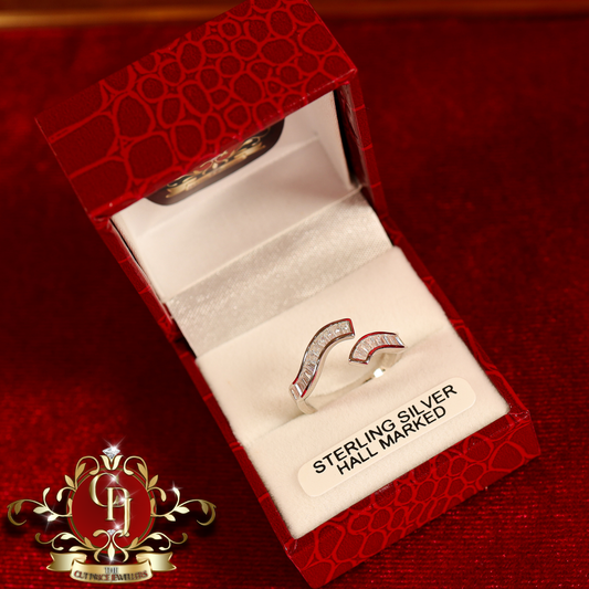 CHRISTMAS DROP NO.5: The "Raya" Ring (Sterling Silver with Cubic Zirconia) | The Cut Price Jewellers