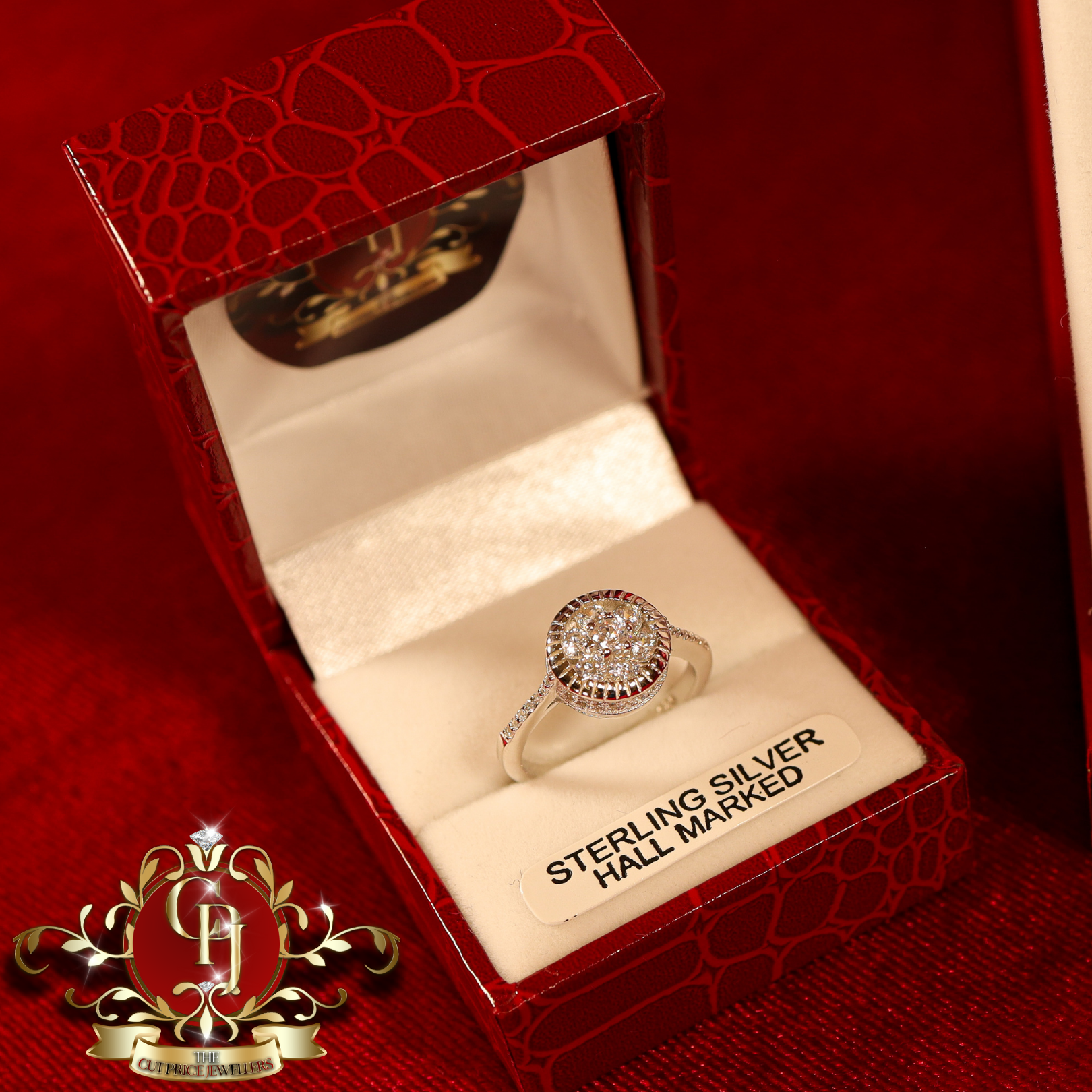 CHRISTMAS DROP NO.6: The "Rosa" Set (Sterling Silver with Cubic Zirconia)