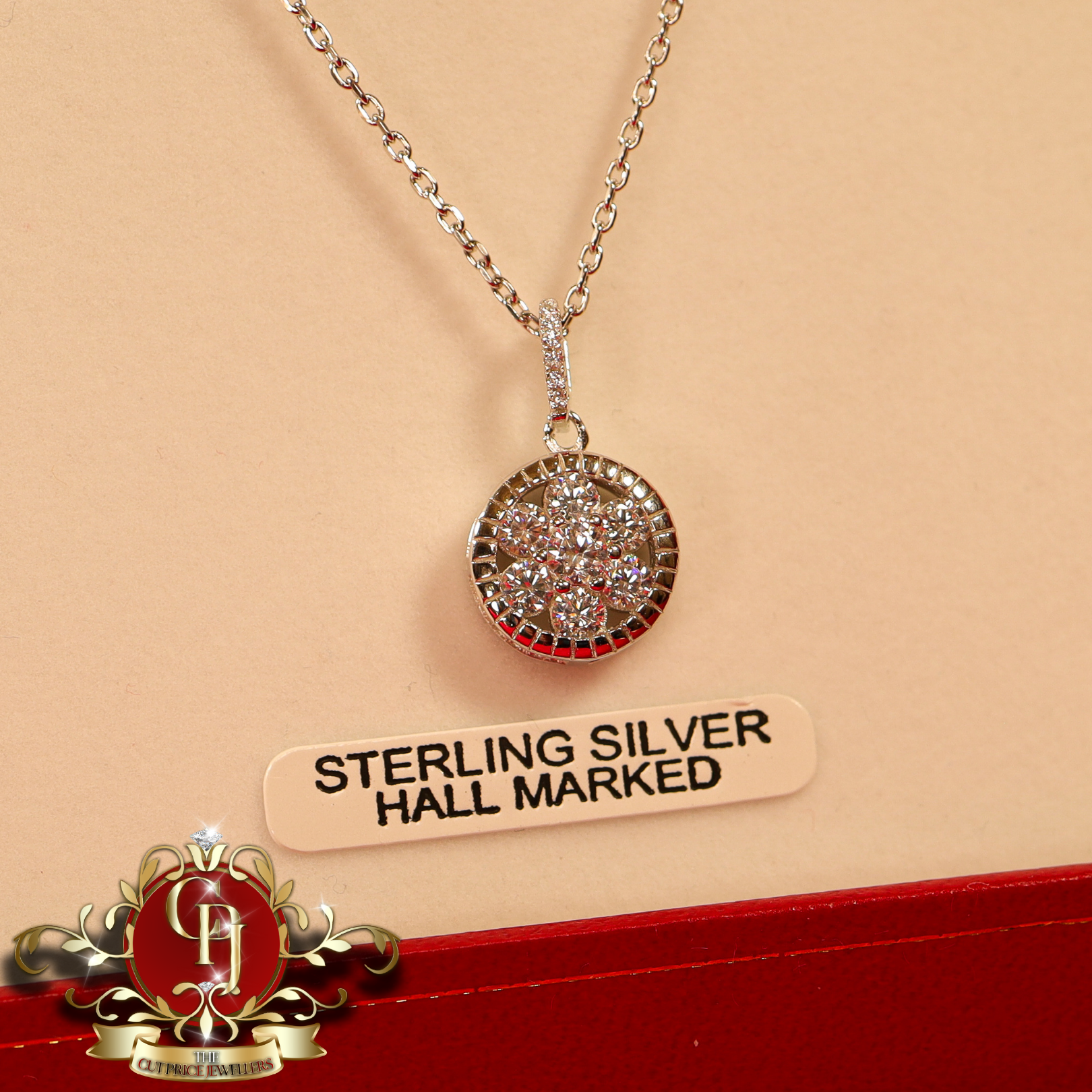CHRISTMAS DROP NO.6: The "Rosa" Set (Sterling Silver with Cubic Zirconia)