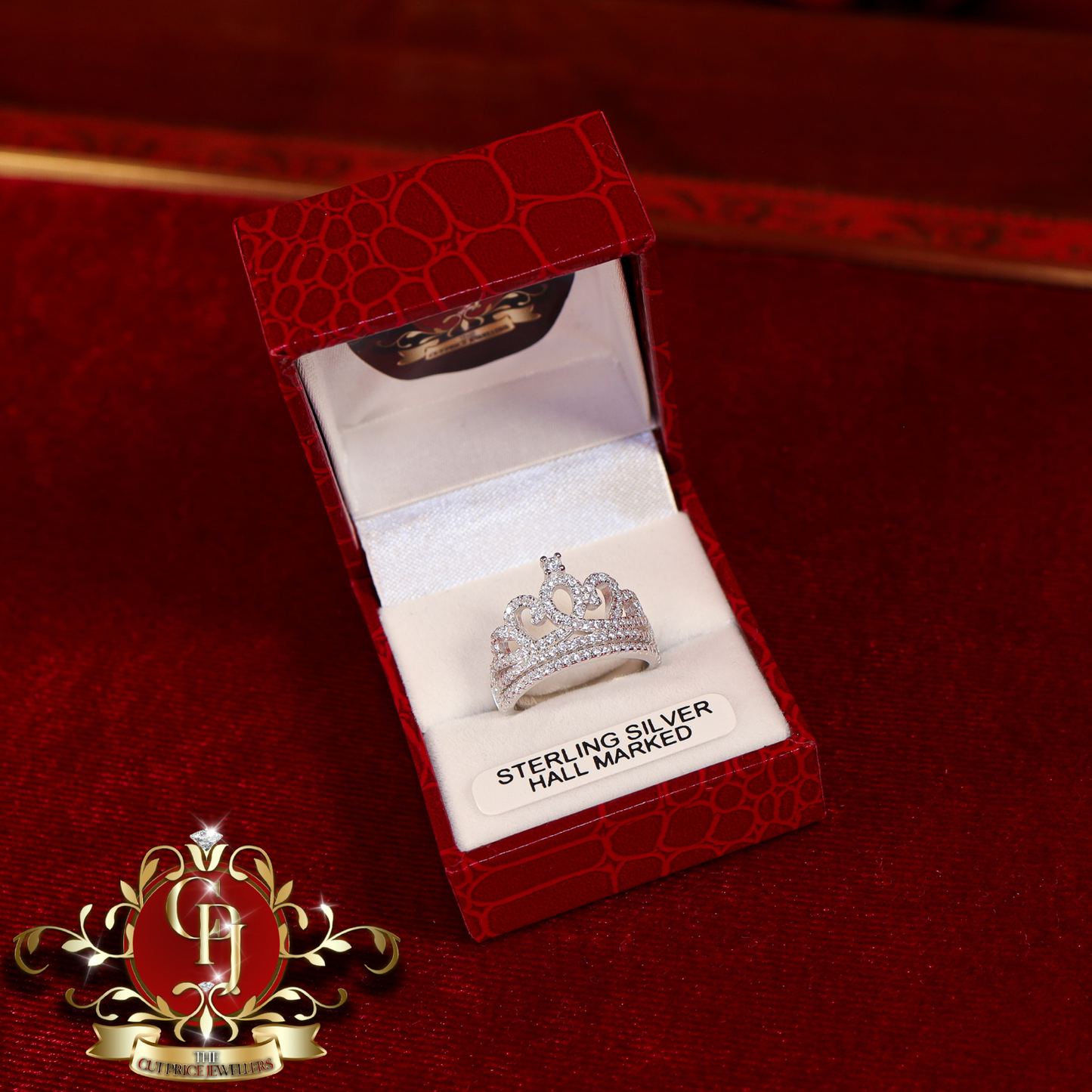 CHRISTMAS DROP NO.1: The "Royalty" Ring (Sterling Silver with Cubic Zirconia) | The Cut Price Jewellers