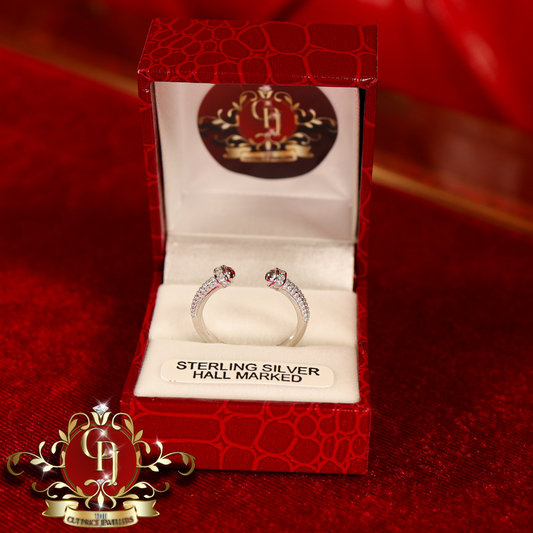 CHRISTMAS DROP NO.6: The "Scottie" Ring (Sterling Silver with Cubic Zirconia) | The Cut Price Jewellers