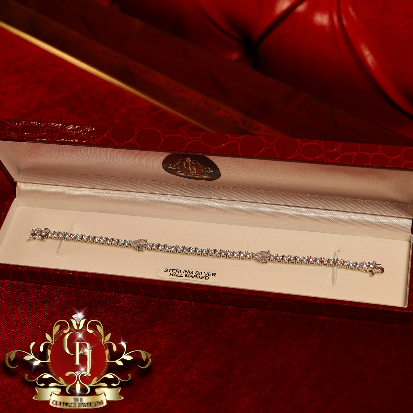 Sterling Silver "Serena" Tennis Bracelet | The Cut Price Jewellers