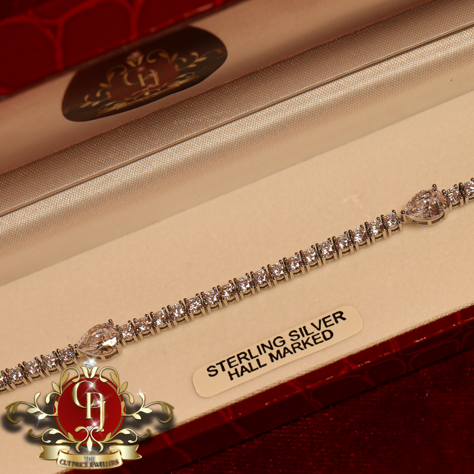 Sterling Silver "Serena" Tennis Bracelet